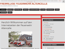 Tablet Screenshot of feuerwehr-altencelle.de